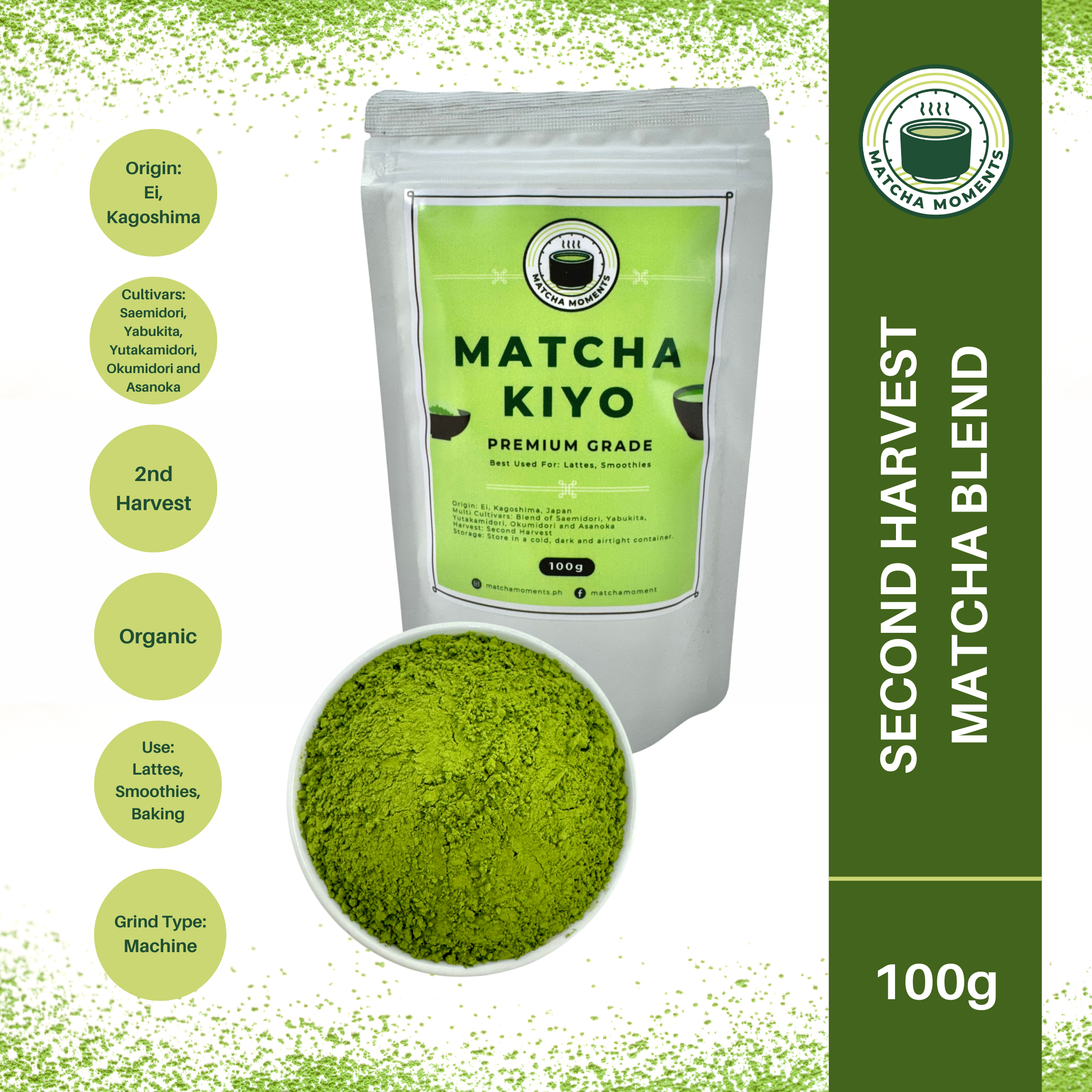 Matcha Kiyo - Second Harvest Matcha Blend