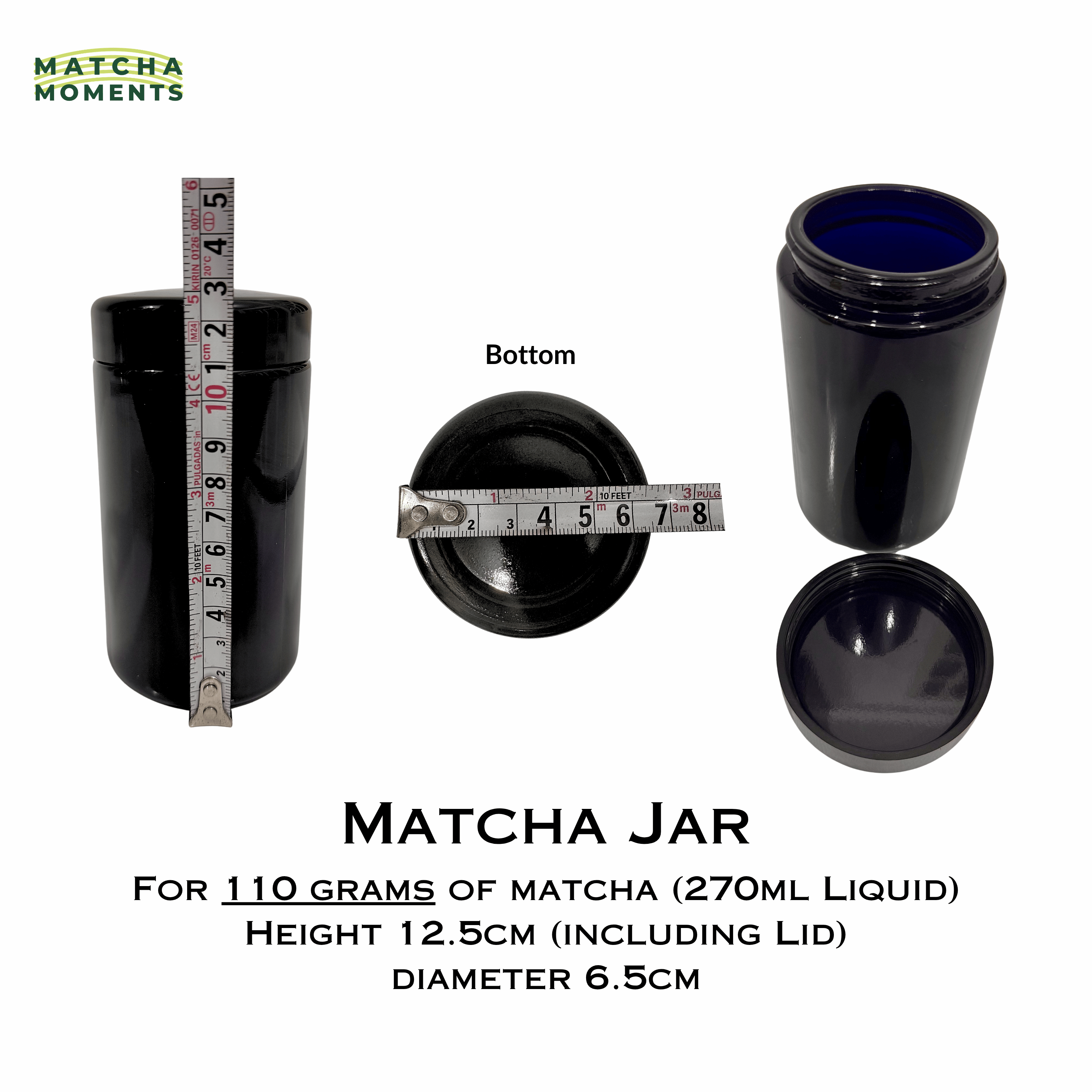 Matcha Glass Jar 40g 110g
