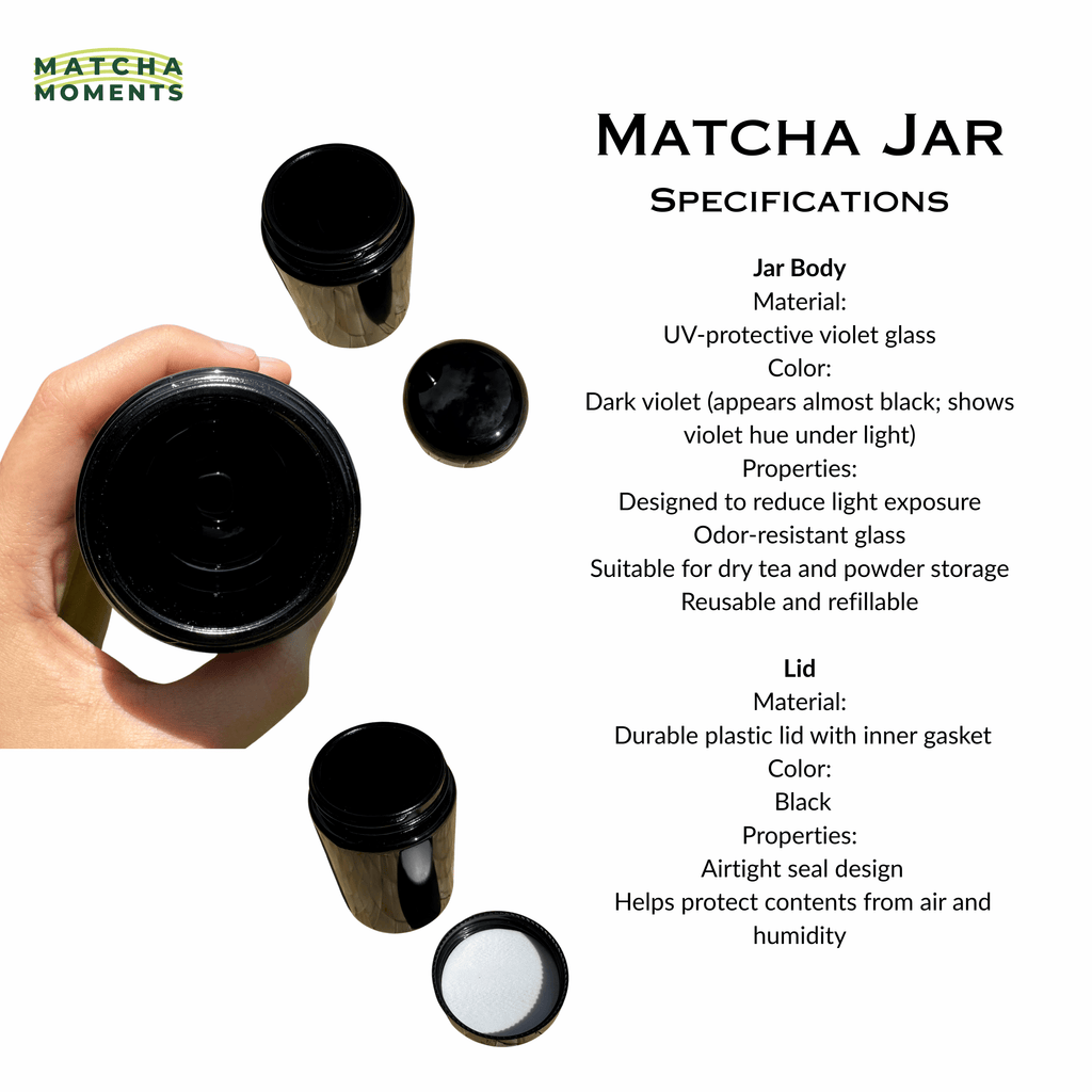 Matcha Glass Jar 40g 110g
