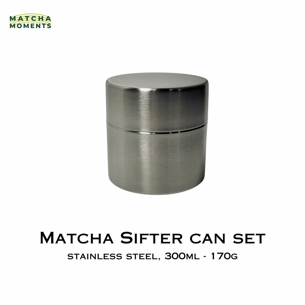 Matcha Sifter Can Stainless Steel Set 600ml 300ml