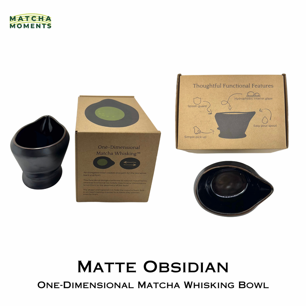 Sanko Matcha's Matte Obsidian: One-Dimensional Matcha Whisking Bowl