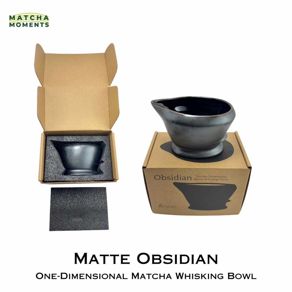 Sanko Matcha's Matte Obsidian: One-Dimensional Matcha Whisking Bowl