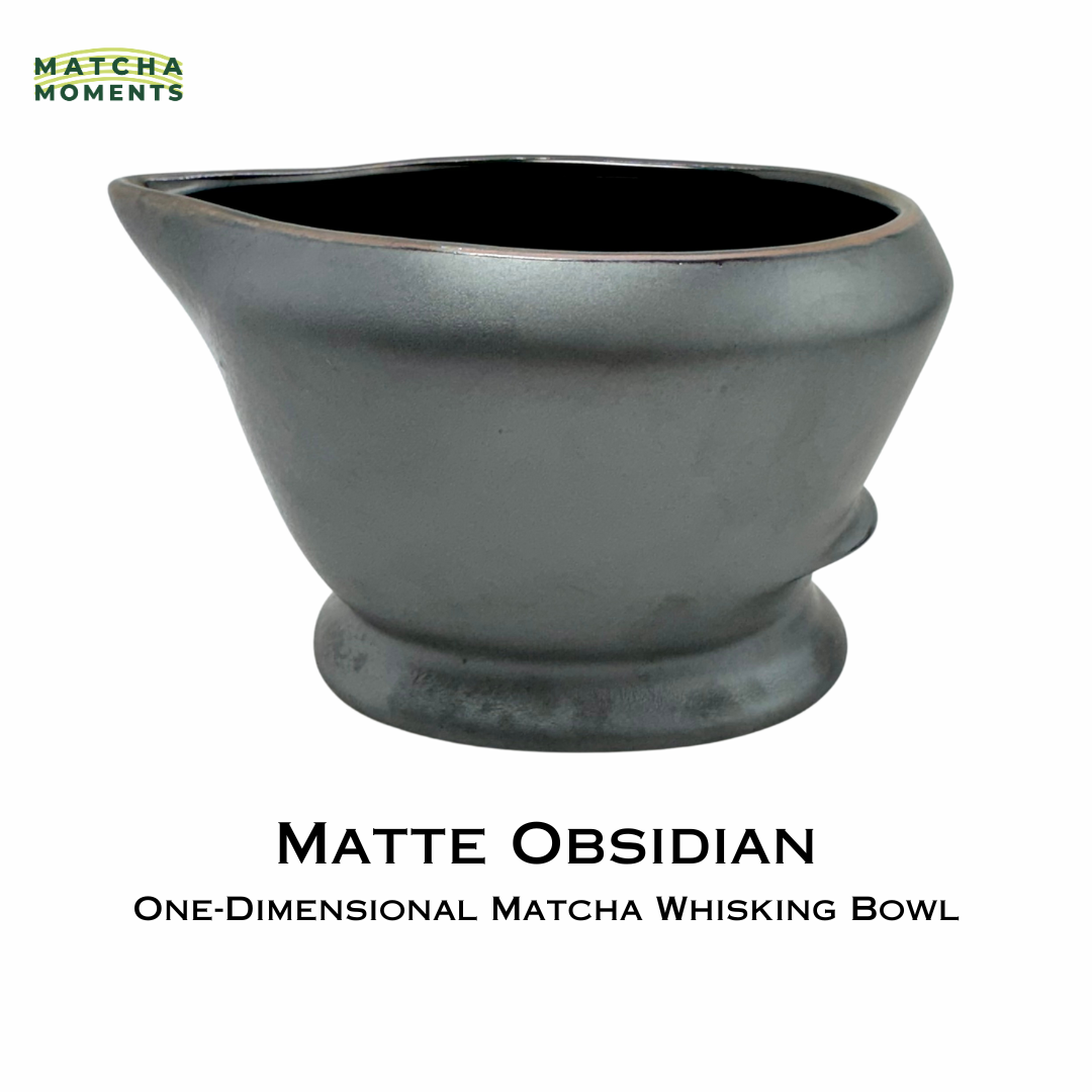 Sanko Matcha's Matte Obsidian: One-Dimensional Matcha Whisking Bowl