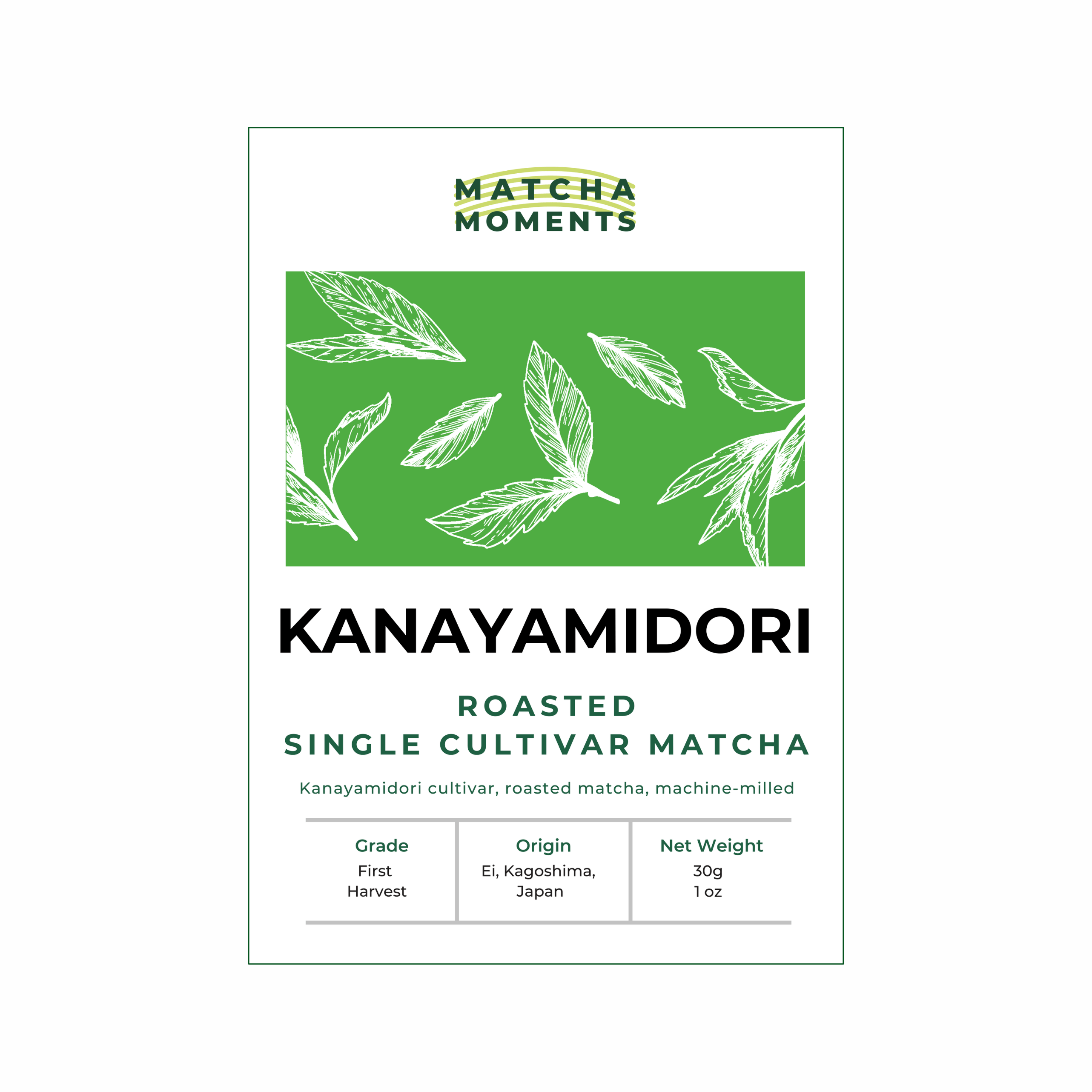 Kanayamidori (Roasted Matcha)