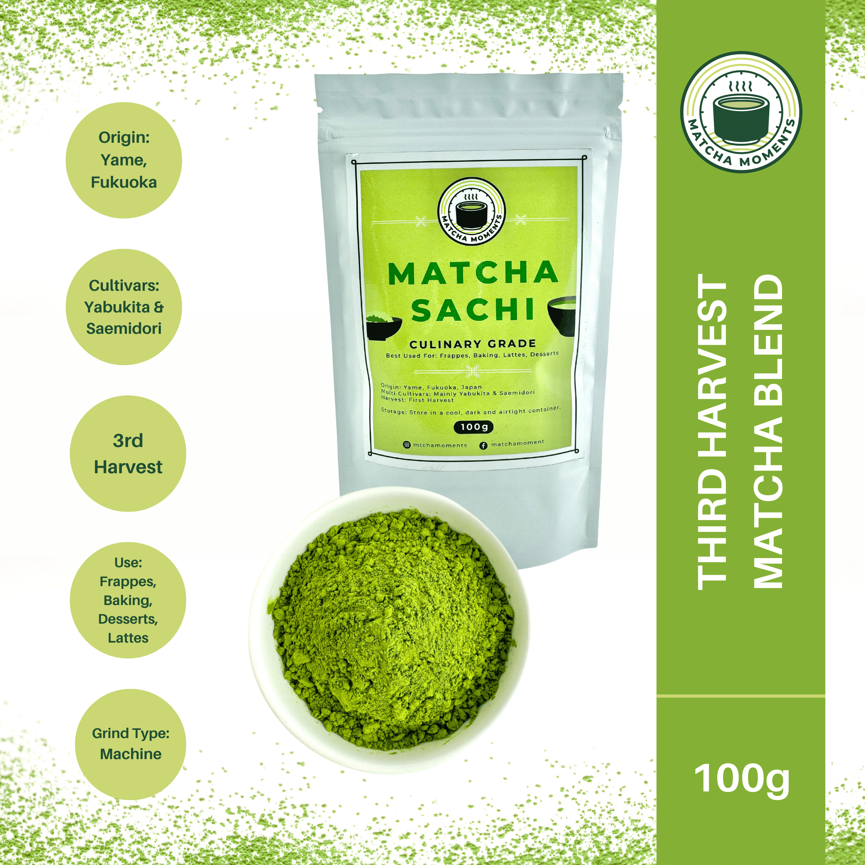 Matcha Sachi - Third Harvest Matcha Blend