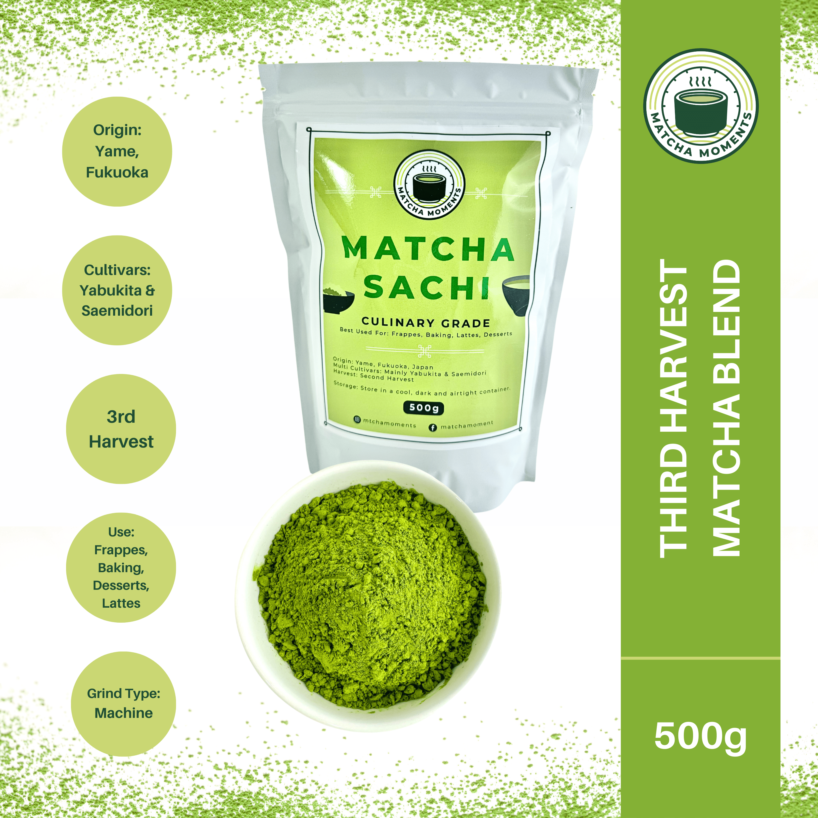 Matcha Sachi - Third Harvest Matcha Blend