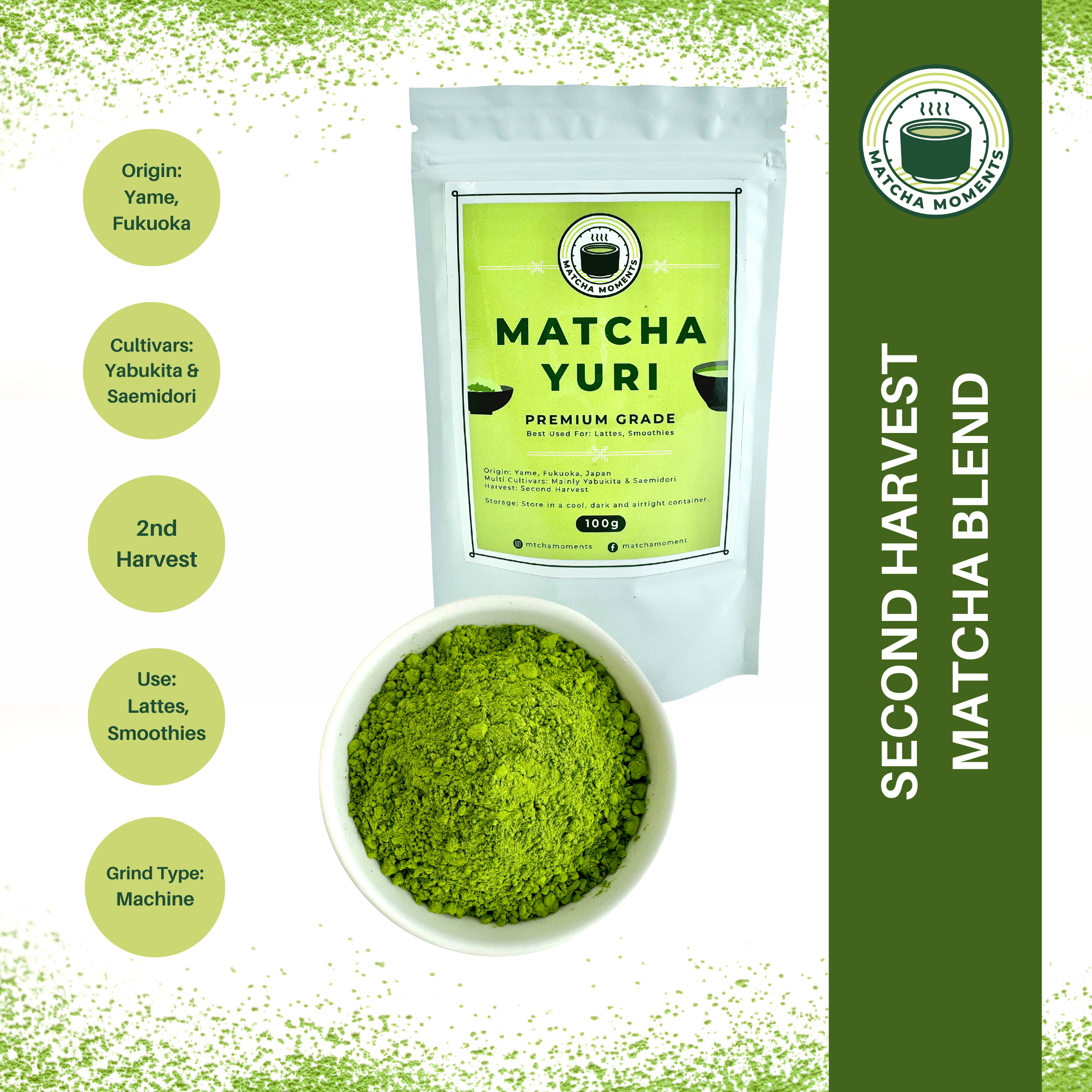 Matcha Yuri - Second Harvest Matcha Blend